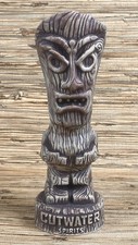 Cutwater Spirits Tiki Mug DAVE Wood Grain Glaze 11