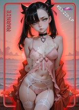 Marnie Pokémon Custom Sexy Anime Waifu Trading Card Standard picture