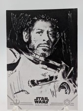2016 Topps Star Wars Rogue One  Saw Gerrera BC Hepner Sketch Card by BC Hepner picture