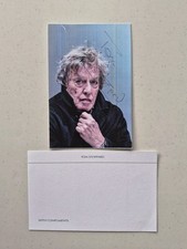 Tom Stoppard Playwright/Screenwriter Signed, Autographed 3.5 x 5.0 photo picture
