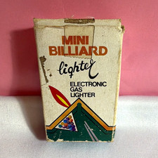 Mini Billiard Electronic Gas Lighter Mini Pool Table Novelty, New/Old Stock picture