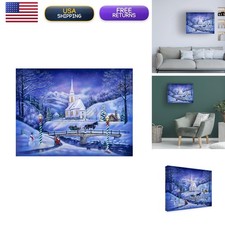 Trademark Fine Art Robert Andrea Mountain Valley Christmas Canvas Wall Art picture
