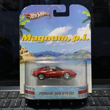 Hot Wheels Retro Entertainment Magnum pi p.i. Ferrari 308 GTS QV Red - VHTF picture