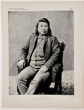 1890 UMATILLA Indian Chief - OREGON Native Americans Printed Photo - ORIGINAL picture