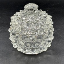 Vtg Ercole Barovier & Toso Murano Rostrato Glass Box &  Lid 1938 Clear Textured picture