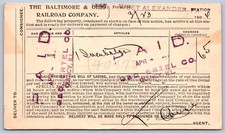 K41/ West Alexander Pennsylvania Postcard c1910 B&O Railroad Co Postal 64 picture