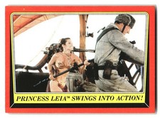 1983 Topps Star Wars: Return of the Jedi #52 Princess Leia Swings Into Action picture