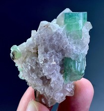 178 Carat Tourmaline with quartz crystal specimen from Afghanistan picture
