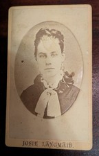 Cdv Rare Murder Victim New Hampshire Josie Langmaid  picture