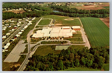 c1960s Dover High School Delaware Aerial View Athletic Complex Chrome Postcard picture