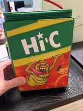 Hi-C Ecto Cooler Juice Box Purse 90s Nostalgia 8”x6.5” New Ghostbusters Slimer picture