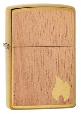 Zippo 29901, Woodchuck Mahogany Emblem Lighter, Buy 1 Plant 1, Brass picture