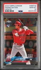 2018 Topps Chrome Update #HMT32 SHOHEI OHTANI Rookie RC PSA 10 picture