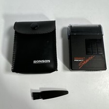 Rare Vintage Ronson Pocket Shaver BR-1 W/ Case Battery Operated Tested Clean picture