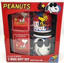 Galerie Coffee Mugs Peanuts Snoopy Be Cool 2 Mug Gift Set New in Orig Box picture