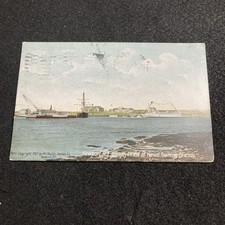 Birdseye View of Naval Training Station Newport Rhode Island RI 1908 Postcard picture
