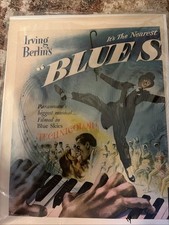 Vintage 1946 BLUE SKIES 2-Page Magazine Movie Print Ad Bing CROSBY Fred ASTAIRE picture