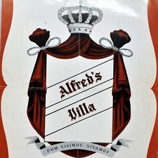 1960s Alfred's Villa Restaurant Menu 3413 Pacific Avenue Atlantic City NJ picture