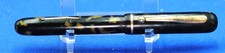 Vintage Univer by Sheaffer  Black Pearl Fountain Pen Full VEST 14K NIB ESTATE picture