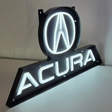Honda Acura A LED flex Neon Sign in solid steel Case Racing 2026 NSX MSX lamp picture