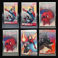 Amazing Spider-Man Lot 6 #1 2014 x2 #46 Peach Momoko Variant x2 Spider-Verse #1 picture