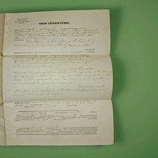 1881 Dio Lewis Lease Indenture Signed w/ 7 Seals Boston Sohier Trustees picture