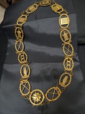 Antique vintage IOOF Encampment chain collar picture