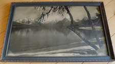 T.J. HILEMAN, LISTED ANTIQUE MONTANA MT PHOTOGRAPH, OLD PHOTO, SEALED FRAME picture