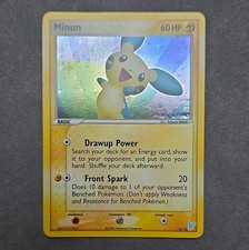 Minun 6/12 EX Trainer Kit 2 Plusle & Minun Holo Rare 60 HP English (2006) picture