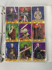 2005 Topps Star Wars Revenge of the Sith Card Collection Binder Lot Incomplete picture