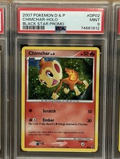 Pokémon TCG Chimchar DP02 Black Star Promo PSA 9 picture