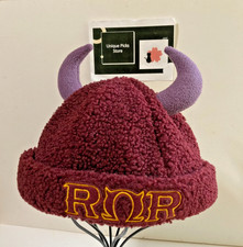 Tokyo Disney Resort Monsters University inc Roar Omega Fluffy Hat Cap purple picture