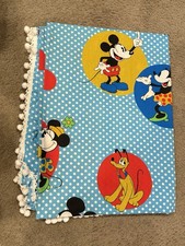 Vintage 1970’s Wamsutta Disney Mickey & Minnie Mouse Twin Size Bedspread EUC picture