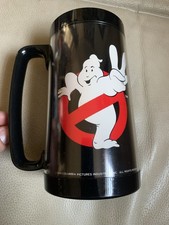 RARE Vintage 1988 Ghostbusters 2 Plastic Insulated Short Mug Cup Thermo-Serv NOS picture