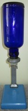 Vintage Cobalt Blue Emerson Drug Bromo Seltzer Countertop Dispenser Base Bottle picture