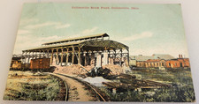 COLLINSVILLE OK Oklahoma BRICK PLANT (Antique 1911) Color Divided Back POST CARD picture