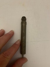 Antique Patent 1917 Schrader Universal Brass Tire Pressure Gauge picture