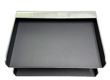 William Sklaroff~Radius Two~Desk Letter Tray~Mid Century Modern Smith Metal Arts picture