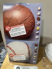 Wilton Sports Ball Cake Pan Complete Set - New Open Box picture