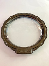 Vintage 1930s Wards Airline Superheterodyne Radio Dial Escutcheon Bezel-Glass👍 picture