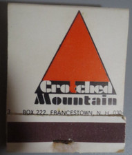 CROCHED MOUNTAIN SKI AREA FRANCESTOWN, NH Matchbook picture