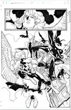 Stuart Immonen - Ultimate X-Men #54 p 18 (Angel in Danger Room Original Art) picture