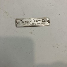 Michigan Buggy Co. TAG KALAMAZOO, MICH picture