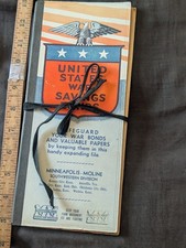HTF Rare Scarce 1940s Minneapolis Moline southwest division war bond Folder Farm picture