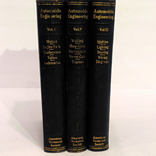 American Technical Society Automobile Engineering Vol I, III & V (1923) picture