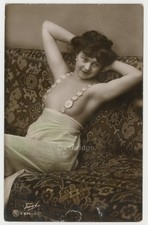 Female Prostitute 1910 Elegant Woman Sex Worker RPPC Photo Brothel Q10268 picture