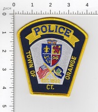 TOWN OF ORANGE ^^ CONNECTICUT -- COLLECTIBLE POLICE EMBROIDERED PATCH picture
