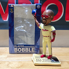 Jimmy Rollins Philadelphia Phillies Hits Leader Bobblehead Newspaper Base picture