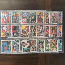 1966 A&BC complete BATMAN UK 55 Card Set w Robin Riddler Catwoman rookies picture