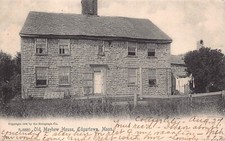 Edgartown MA Martha's Vineyard Old  Mayhew Hancock House c1906 Vtg Postcard C41 picture